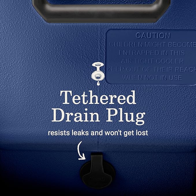 Coleman Classic Series Insulated Portable Cooler, Leak-Resistant Outdoor Hard Cooler Keeps Ice up to 5 Days, 52/70/120/150 Quart