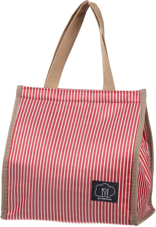 PATIKIL Insulated Lunch Bag, Oxford Cloth Waterproof Lunch Tote Bag Thermal Portable Lunch Box Food Container for Work Office Picnic Outdoor, 9.45"x5.91"x8.66", Red