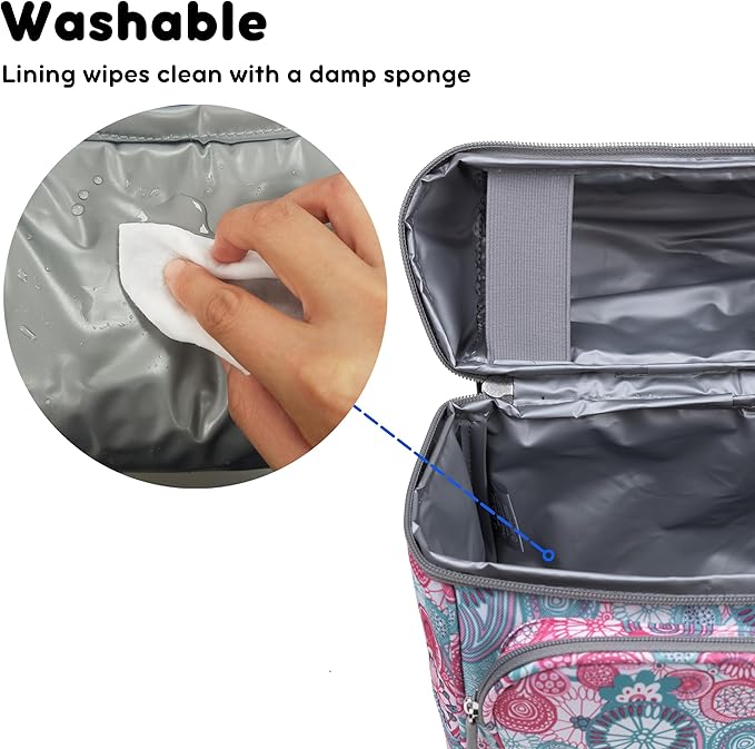 J World Corey Kids Bag. Insulated Lunch-Box for Women, Blue Raspberry