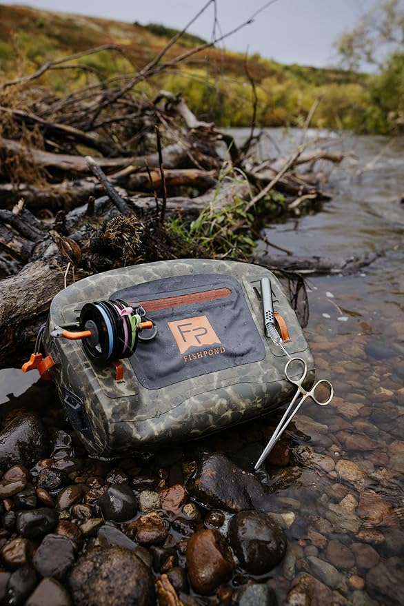 fishpond Thunderhead Submersible Lumbar Pack | Fishing Bag | Waterproof Waist Pack | Fly Fishing Fanny Pack - Eco Shadowcast Camo