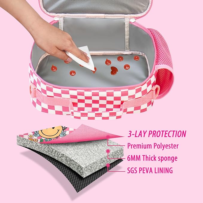 RLGPBON Kids Lunch Box for Girls Lunch Bag Insulated Durable Lunch Box Children Lunch Tote Bag for School