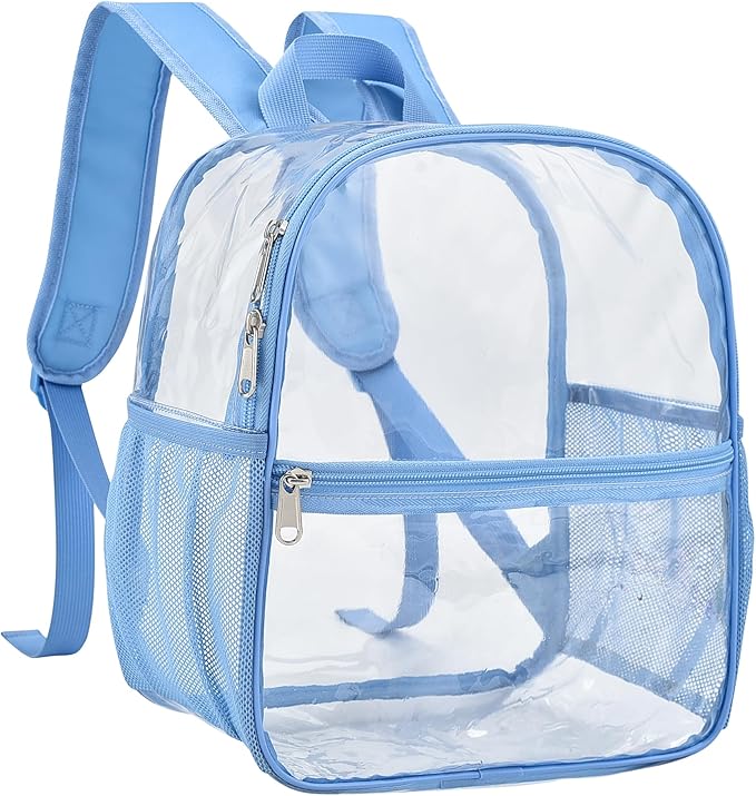 USPECLARE Clear Backpack for Stadium Approved 12×6×12, Water proof Clear Bag for Stadium Events and Concert Work Sport Event