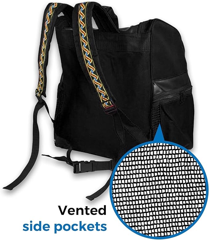 Water Gear Swimmers Backpack - Swimming Sports Athlete - Water Resistant Nylon Training Equipment Bag- Water Gym Bag For Men and Women