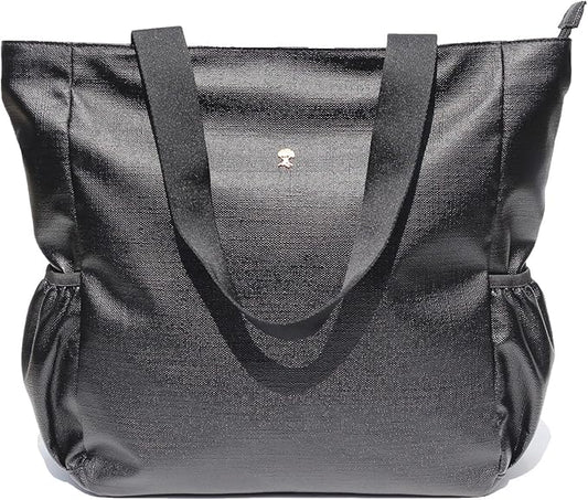 ESVAN Original Floral Water Resistant Large Tote Bag Shoulder Bag for Gym Beach Travel Daily Bags Upgraded