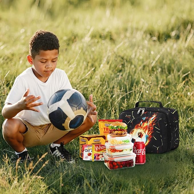 LOIDOU Lunch Box Kids Boys Girls Insulated Lunch Bag Thermal Meal Tote Women Reusable Lunch Pail Bags for School Travel