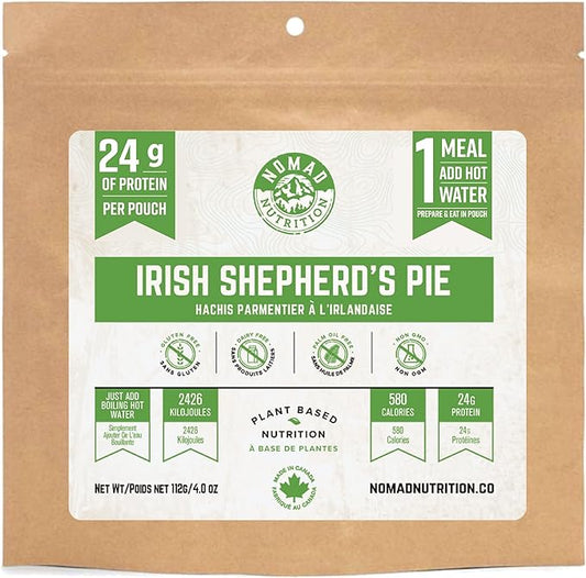 – Irish Shepherd’s Pie | High Energy, All Natural Ingredients | Gluten, Dairy & Palm Oil Free | Just Add Boiling Hot Water