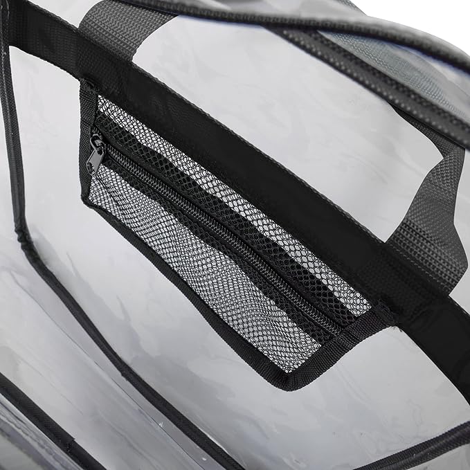 FOCO NFL Team Logo Clear See Through Stadium High End Messenger Bag