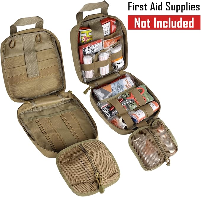 First Aid Bag Empty Medical Ifak Pouch Molle EMT Pouches Rip-Away Tactical Military Trauma Emergency Medic Bag