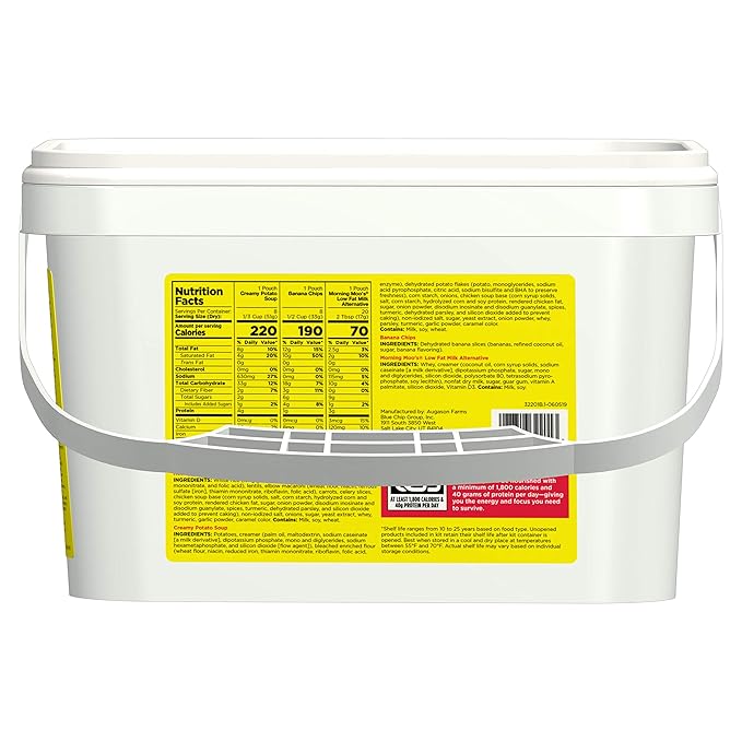 Augason Farms 1-Week 1-Person Emergency Food Supply Kit 6 lbs 15 oz