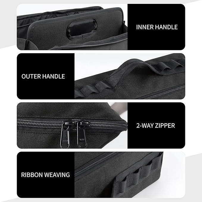Naturehike Folding Tool Bag, Multifunctional Tool Storage Bag, Zippered Duffel Bag, Water Repellent Tool Origanizer