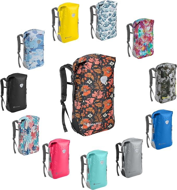 Skog Å Kust BackSak Heavy Duty Waterproof Backpack - Gear Bag for Sports, Travel, & More - 25 & 35 Liter Sizes