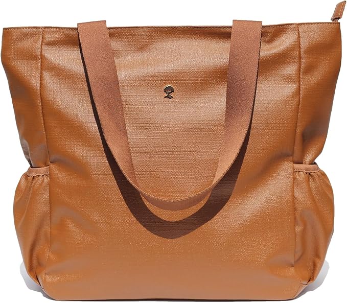 ESVAN Original Floral Water Resistant Large Tote Bag Shoulder Bag for Gym Beach Travel Daily Bags Upgraded