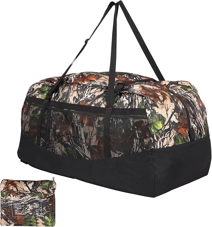 REDCAMP Foldable Travel Bag, Large Sports Bag, 75L/96L/100L, Lightweight Waterproof Tote Bag