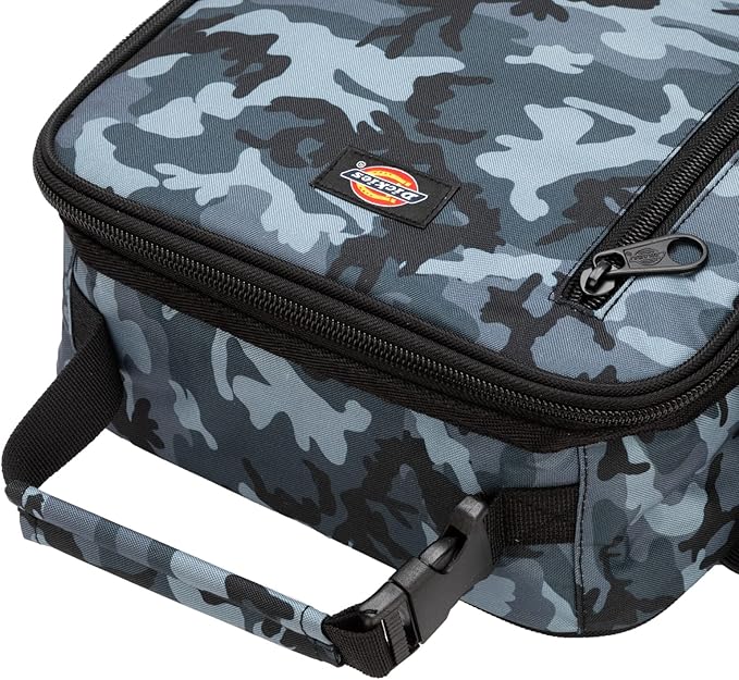 Dickies Basic Insulated Lunch Bag for Work, Thermal Reusable Office Lunch Box for Men, Women (Grey Camo)