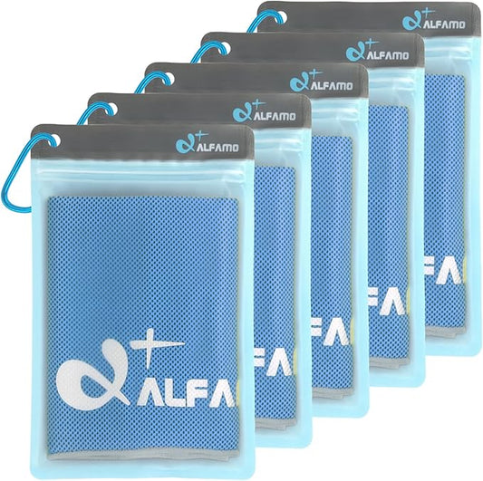 Cooling Towel for Sports, Workout, Fitness, Gym, Yoga, Pilates, Travel, Camping & More