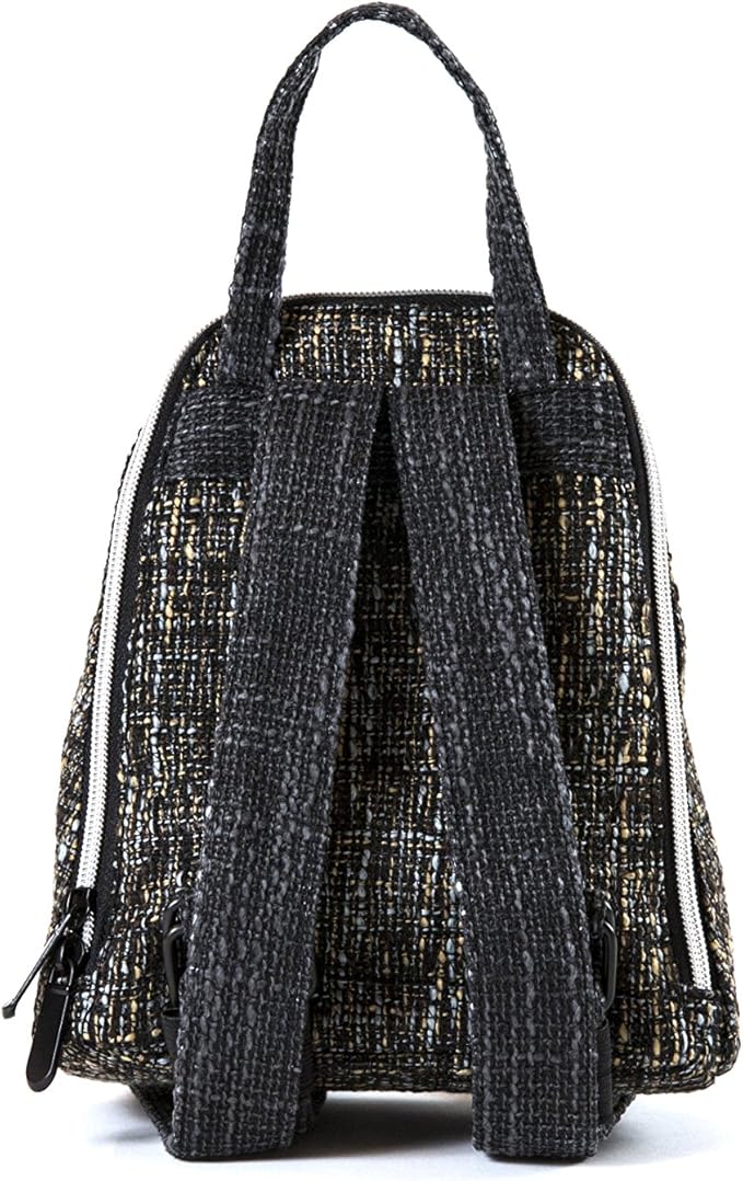 DIME BAGS - Club Kid Backpack - Stylish Mini Backpack with (Hemp Material, Concrete)