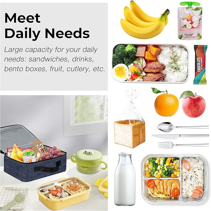 Clastyle 3D Insulated Kids Lunch Bag Large Thermal Cooler Bag for Boy Picnic School Lunch Box Tote,Monster Truck