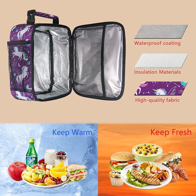 Hap Tim Lunch Box Insulated Lunchbox Mini Lunch Bag Thermal Meal Tote Kit, Dinosaur (18654-DS)