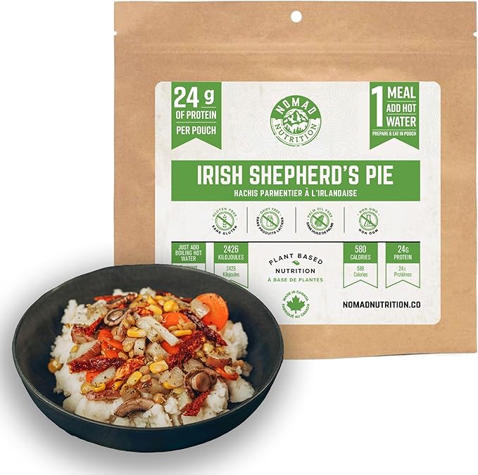 – Irish Shepherd’s Pie | High Energy, All Natural Ingredients | Gluten, Dairy & Palm Oil Free | Just Add Boiling Hot Water