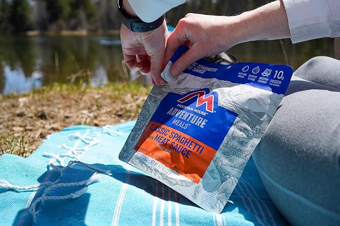 Mountain House Classic Spaghetti with Meat Sauce | Freeze Dried Backpacking & Camping Food |2 Servings (Pack of 2)