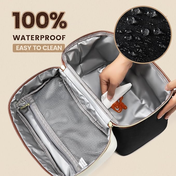 LOVEVOOK Insulated Lunch Bag for Women,Large Adult Lunch Box for Women,Leakproof Cooler Bag for Office Picnic Hiking Beach,Lunch Tote Bag with Adjustable Shoulder Strap