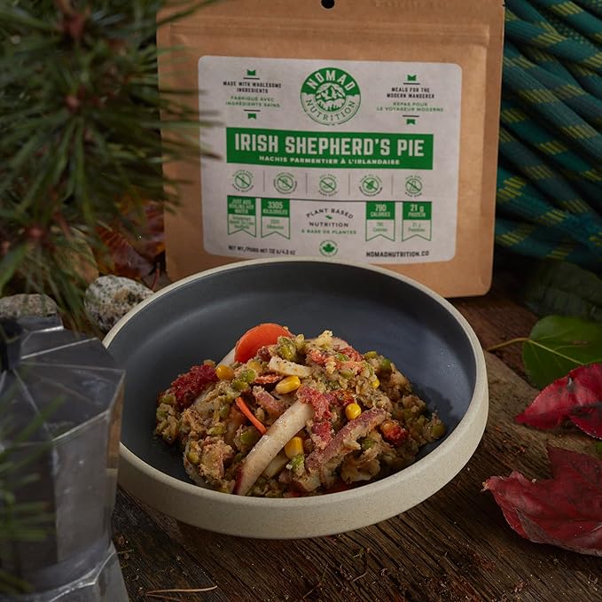 – Irish Shepherd’s Pie | High Energy, All Natural Ingredients | Gluten, Dairy & Palm Oil Free | Just Add Boiling Hot Water