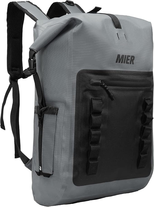 MIER Dry Bag Waterproof Backpack 30L Dry Sack Heavy Duty Roll-Top Closure for Kayaking, Beach, Boating, Swimming, Surfing