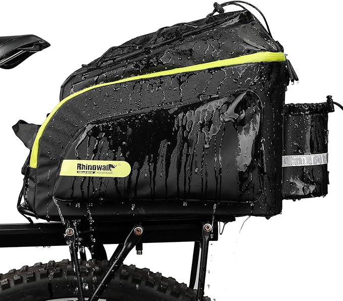 Rhinowalk Bike Bag Bike Trunk Bag Bike Pannier Bag,(for Bicycle Cargo Rack Saddle Bag Shoulder Bag Laptop Pannier Rack Bicycle Bag Professional Cycling Accessories)