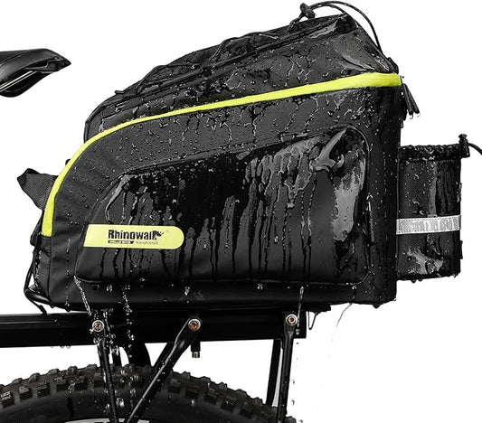 Rhinowalk Bike Bag Bike Trunk Bag Bike Pannier Bag,(for Bicycle Cargo Rack Saddle Bag Shoulder Bag Laptop Pannier Rack Bicycle Bag Professional Cycling Accessories)