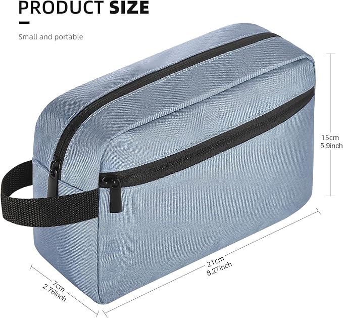Travel Toiletry bag Toiletry bag for women men Hanging Cosmetic bag Travel accessories for Women Men (Blue)