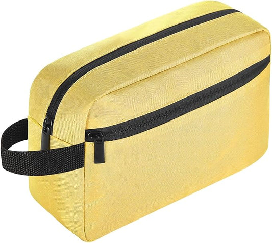 Travel Toiletry bag Toiletry bag for women men Hanging Cosmetic bag Travel accessories for Women Men (Yellow)