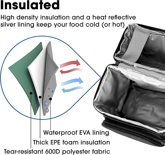 J World New York Corey Lunch Bag, Black, One Size