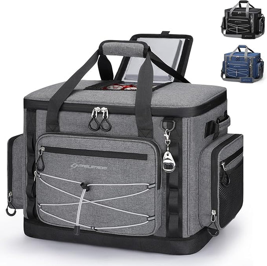 Maelstrom Soft Sided Cooler Bag, 30/40 Can Collapsible Insulated Ice Chest, Large Leakproof Camping & Travel Cooler for Kayaking & Beach