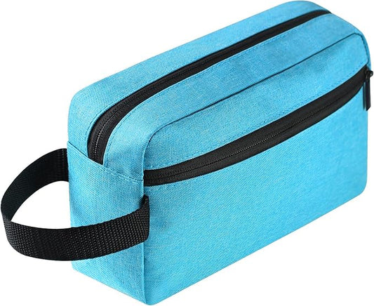 Travel Toiletry bag Toiletry bag for women men Hanging Cosmetic bag Travel accessories for Women Men (Lake blue)