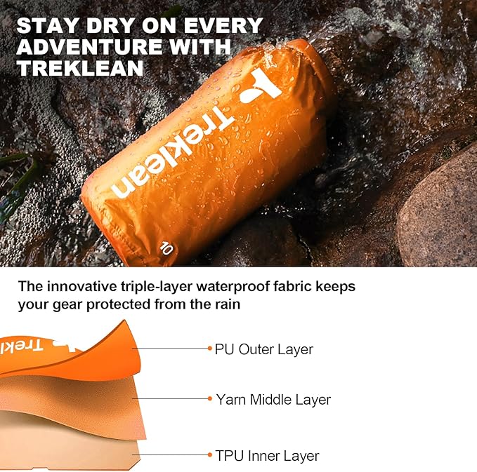 Dry Bag, Waterproof Floating and Lightweight Dry Bags, Roll Top Sack Keeps Gear Dry, for Kayaking, Rafting, Boating, Swimming, Camping, Hiking, Beach, Fishing outdoor