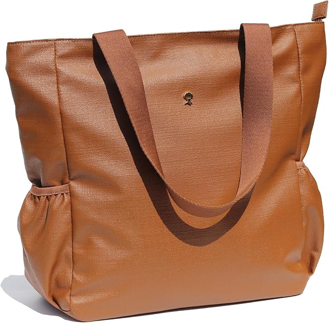 ESVAN Original Floral Water Resistant Large Tote Bag Shoulder Bag for Gym Beach Travel Daily Bags Upgraded