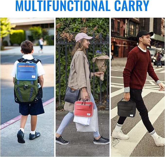 Genteen Lunch Box Kids,Insulated Lunch Bag Kids Boys Girls,Soft Bag Small Cooler Back to School Thermal Meal Tote Kit Lunch Box for School,Work,Outdoor (Blue)