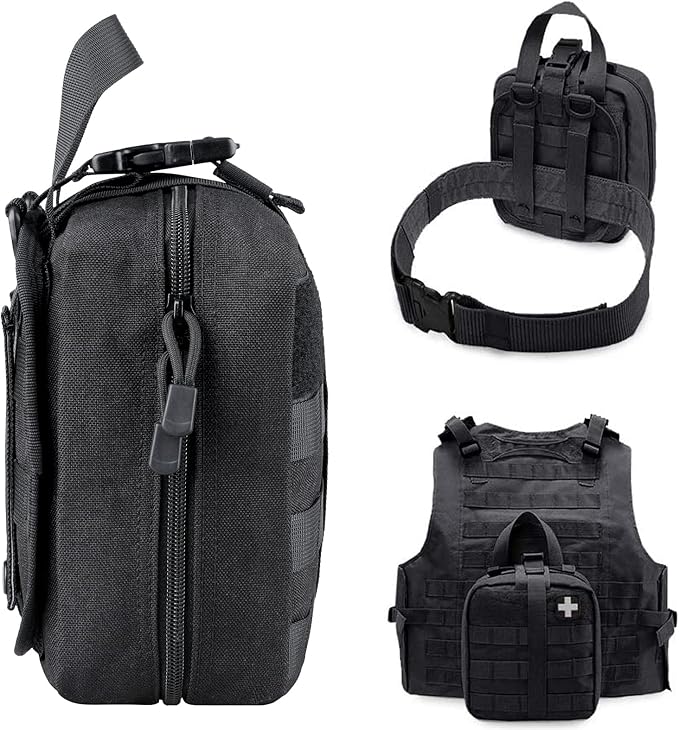 First Aid Bag Empty Medical Ifak Pouch Molle EMT Pouches Rip-Away Tactical Military Trauma Emergency Medic Bag