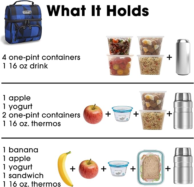 J World New York Corey Lunch Bag, Block Navy, One Size