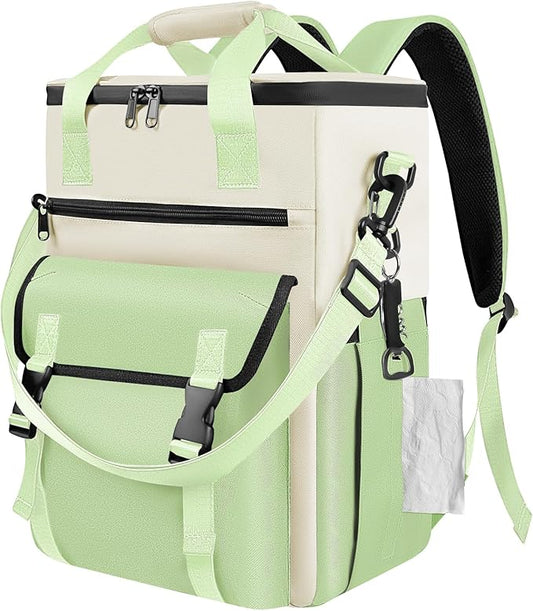 Cooler Backpack, 36 Cans Insulated & Leak Proof Backpack Cooler for Women, Stylish & Portable & Waterproof Cooler Bag, Soft Ice Chest Lunch Box for Beach Picnic Outdoor Travel Work