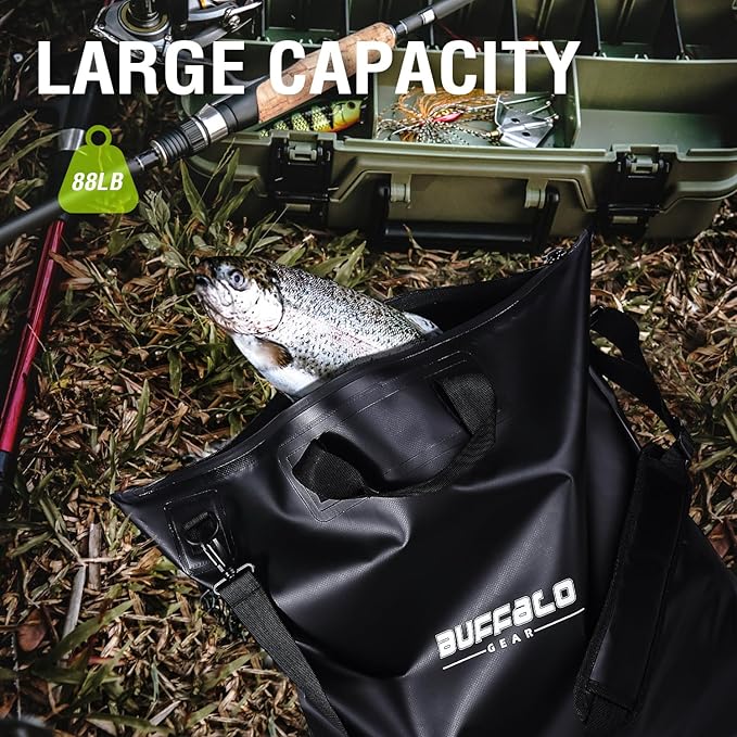 Buffalo Gear Fish Bag with Airtight Waterproof Zipper