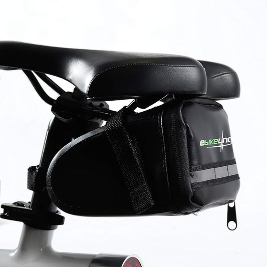 EBIKELING Bicycle Accessories - Waterproof Frame & Saddle Bag with Reflective Material, Secure Bike Storage for Road & Mountain Bikes