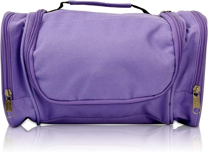 DALIX Travel Toiletry Kit Accessories Bag in Purple