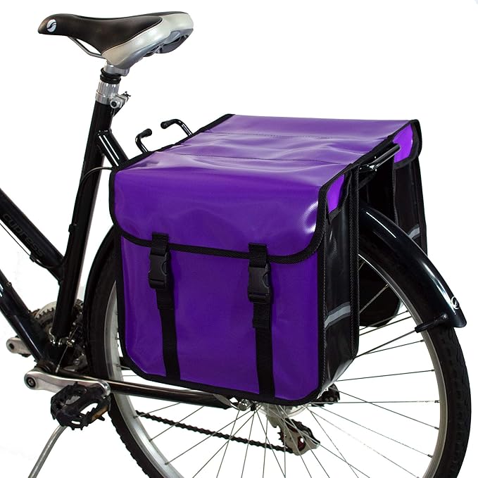 BikyBag Classic CW - Waterproof Bike Double Bag, Bicycle Panniers for Rear Rack