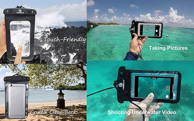 Waterproof Dry Bag - Lightweight Dry Sack with Seals and Waterproof Case - Float on Water - Keeps Gear Dry for Kayaking, Beach, Rafting, Boating, Hiking, Camping and Fishing