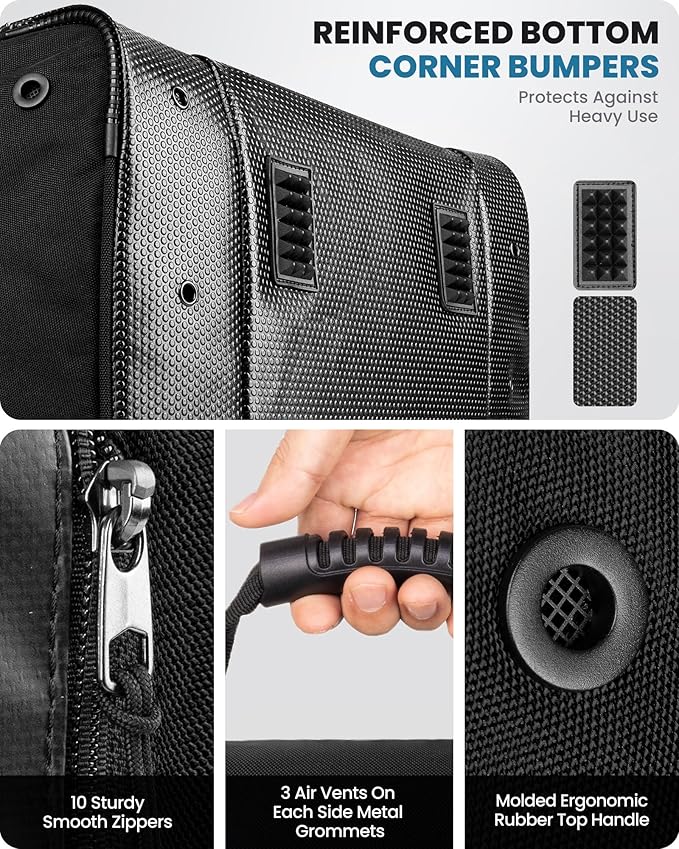 OutdoorMaster Boot Bag - Upgraded Ski Boots and Snowboard Boots Bag, Excellent for Travel with Waterproof Exterior & Bottom - for Men, Women and Youth, 55L