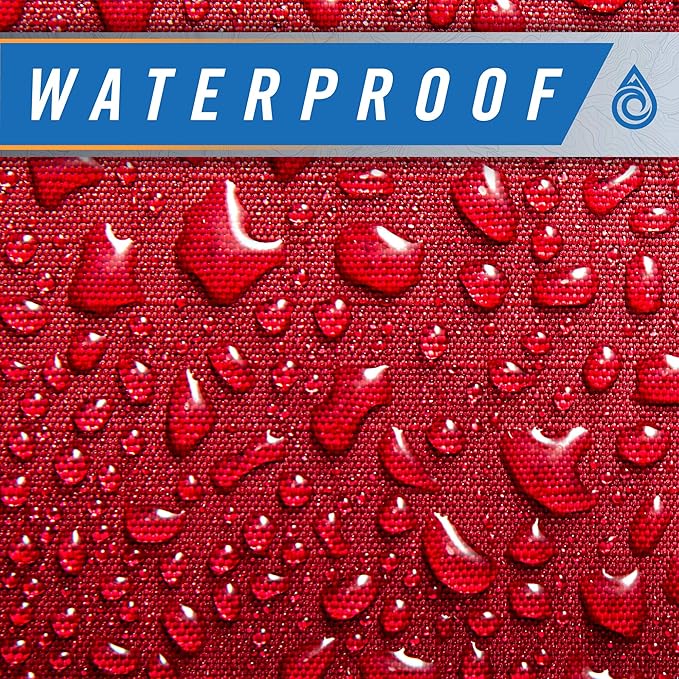 AquaQuest White Water Duffel - 100% Waterproof, Heavy Duty, Versatile, Comfortable - Durable Protective Dry Bag for Travel, Sport, Motorcycle, Boat, Fishing - 50, 75, or 100 L