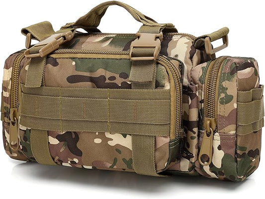 FAMI Deployment Bag Tactical Waist Pack Small Sling Pack Hand Carry Bag Handlebar Bag