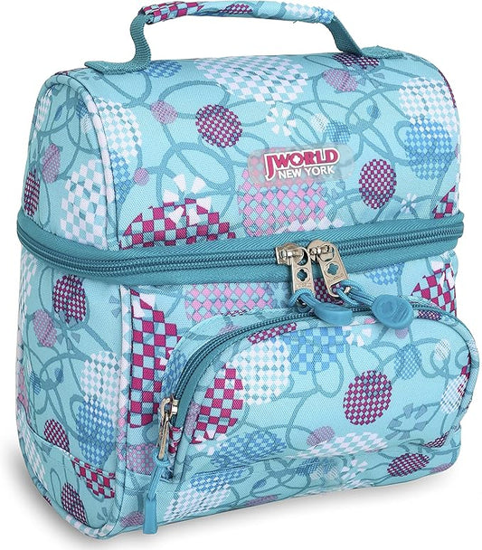 J World Corey Kids Lunch Bag. Insulated Lunch-Box for Boys Girls, Dandelion