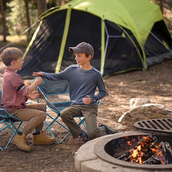 Coleman Carlsbad Dark Room Tent with Screened Porch, 4/6 Person Tent Blocks 90% of Sunlight to Keep Inside Cool, Weatherproof Shelter with Easy Setup, Made of PFAS-Free Materials